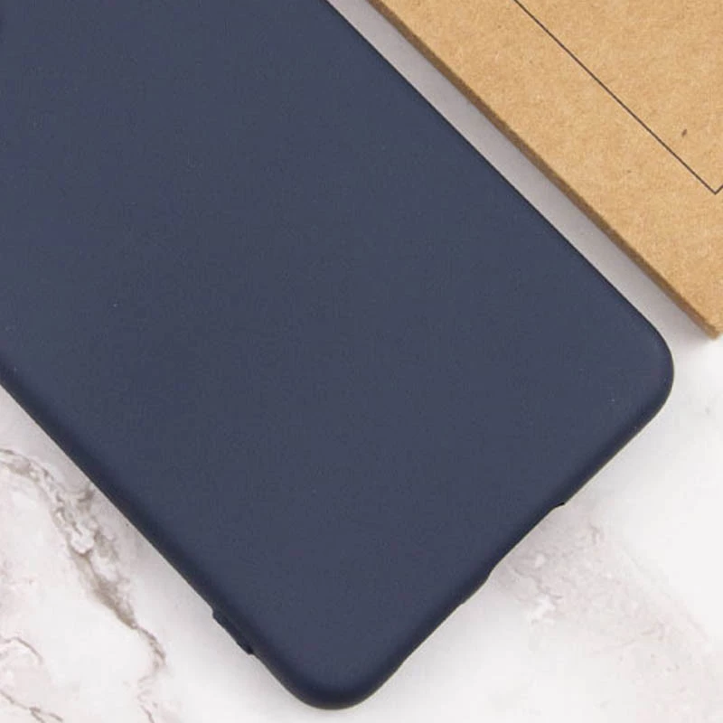 Чохол Silicone Case Lakshmi з закритою камерою на TECNO Spark 8C – Синій / Midnight Blue. Фото 3 з 3