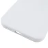 Чехол Silicone Case (AA) Logo with MagSafe для Apple iPhone 16 – Белый / White. Фото 6 из 6