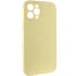 Чохол з захистом камери Silicone Case для Apple iPhone 12 Pro Max (6.7") – Жовтий / Mellow Yellow. Фото 3 з 5