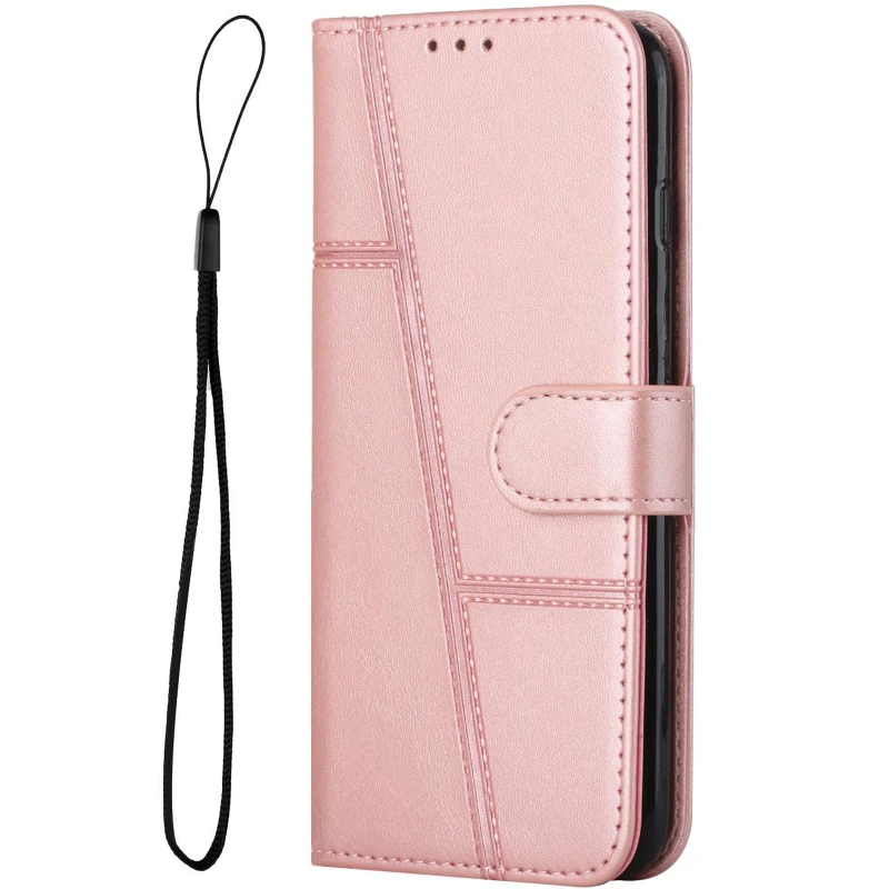 Кожаный чехол-книжка Jet Cover для Samsung Galaxy A36 5G – Rose Gold. Фото 1 из 4