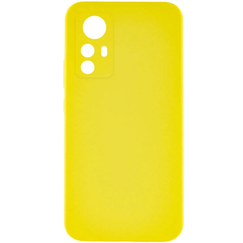 Чехол Silicone Case Lakshmi Premium з закритою камерою на Xiaomi Redmi Note 12S – Желтый / Yellow. Фото 1 из 3