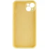 Чохол Silk Full Camera Protective (AA) NO LOGO для Apple iPhone 15 (6.1") – Жовтий / Mellow Yellow. Фото 4 з 6