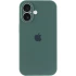 Чохол Silicone Case з захистом камери на Apple iPhone 16 Plus – Зелений / Pine green. Фото 3 з 8