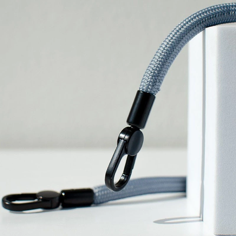 Прозорий силіконовий чохол з ремінцем на Apple iPhone 12 Pro Max (6.7") – Fog. Фото 9 з 14