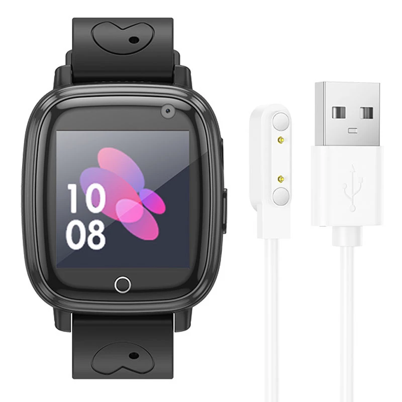 Дитячий cмарт-годинник Hoco Y100 with call function – Black. Фото 2 з 2