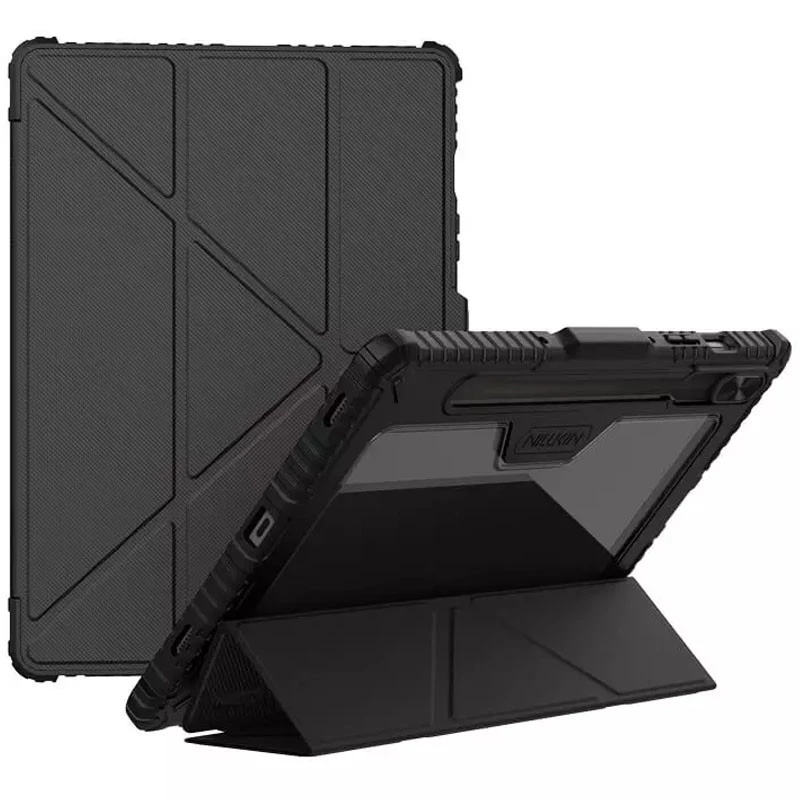 Чохол-книжка Nillkin Bumper Pro Multi-angle для Samsung Galaxy Tab S10 FE+ (13.1") – Black. Фото 3 з 8
