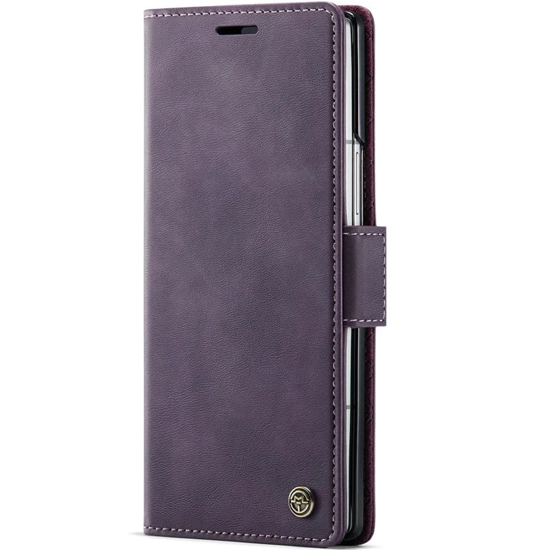 Кожаный чехол-книжка CaseMe Velvet Matte для Samsung Galaxy Z Fold7 – Purple. Фото 1 из 5