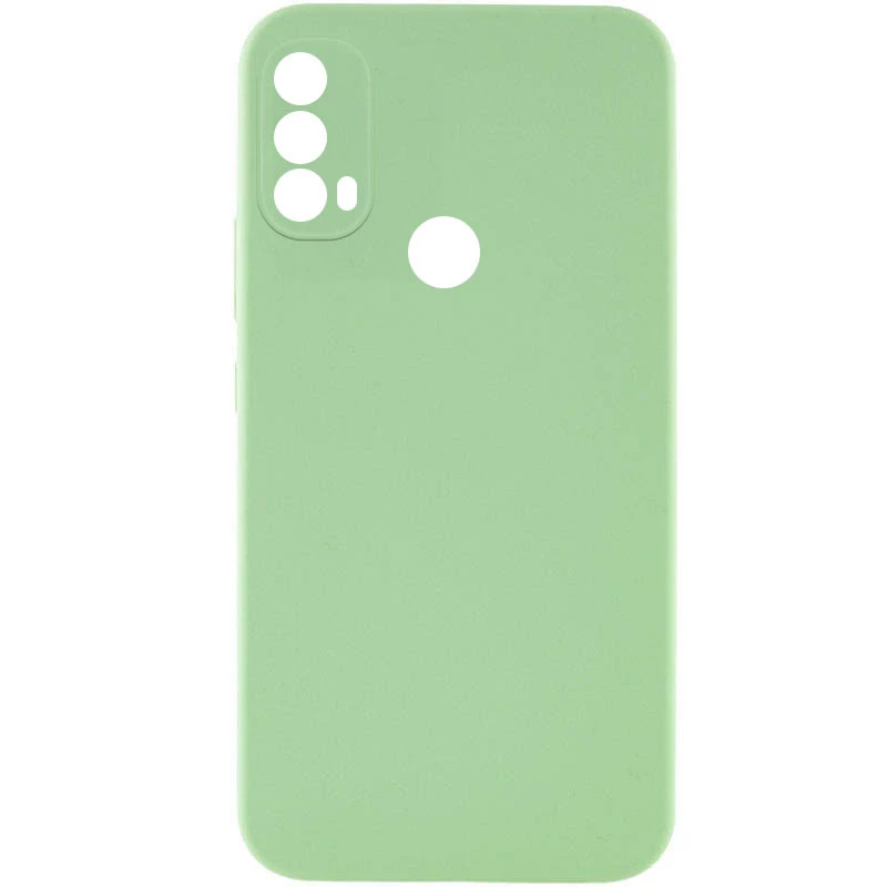 

Чохол Silicone Case Lakshmi Premium з закритою камерою на Motorola Moto E40 (М'ятний / Mint)