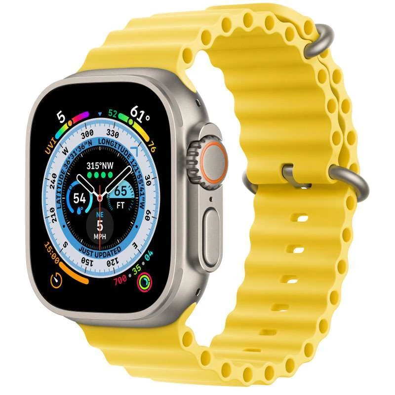 

Ремешок Ocean Band для Apple watch 42mm/44mm/45mm/49mm (Желтый / Yellow), Жовтий / yellow