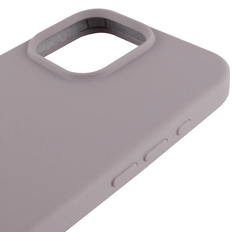 Чохол Silicone Case з закритим низом на Apple iPhone 13 Pro Max (6.7") – Сірий / Lavender. Фото 11 з 15
