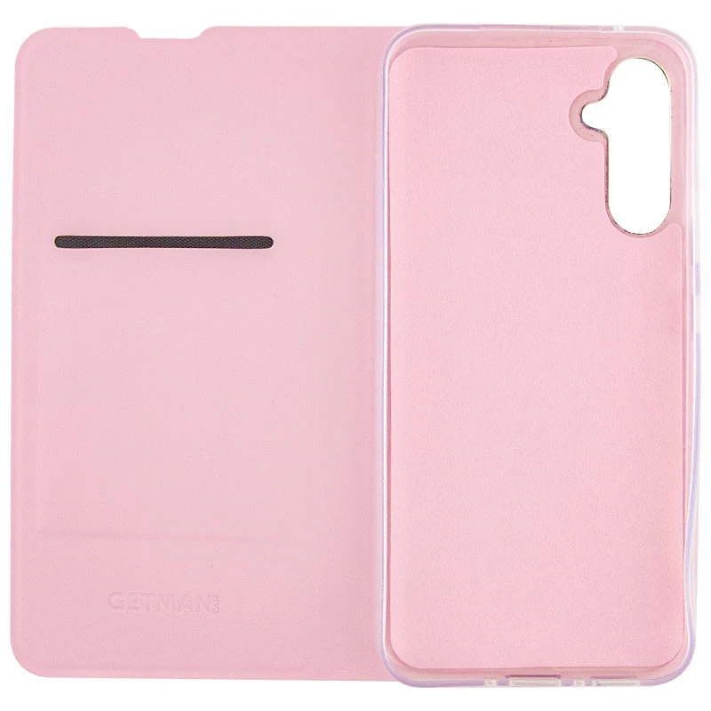 Елегантний чохол книжка GETMAN на Samsung Galaxy A54 5G – Рожевий. Фото 6 з 10