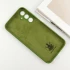 Силіконовий чохол Lakshmi MagFit з захистом камери для Samsung Galaxy S24 FE – Зелений / Dark green. Фото 7 з 11