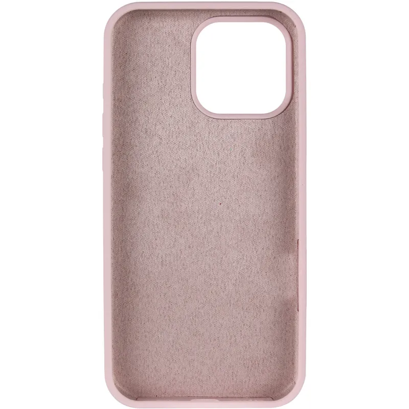 Чехол Silk Full Protective (AA) NO LOGO для Apple iPhone 16 Pro – Розовый / Chalk Pink. Фото 6 из 20