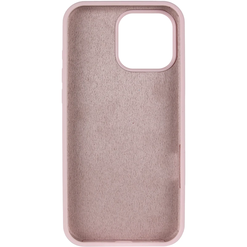 Чохол з закритим низом Silicone Case на Apple iPhone 16 Pro – Рожевий / Chalk Pink. Фото 7 з 21