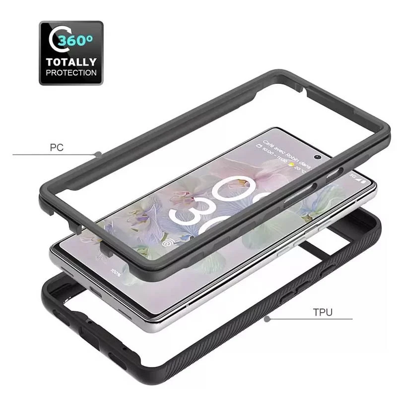 Shellbox водонепроникний чохол на Google Pixel 7 Pro – Чорний. Фото 4 з 4