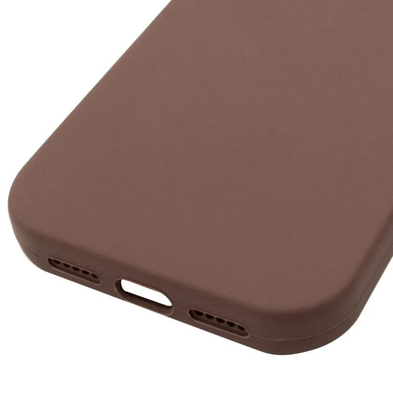 Чехол Silk Full Protective (AA) NO LOGO для Apple iPhone 17 Pro (6.3") – Коричневый / Brown. Фото 7 из 7