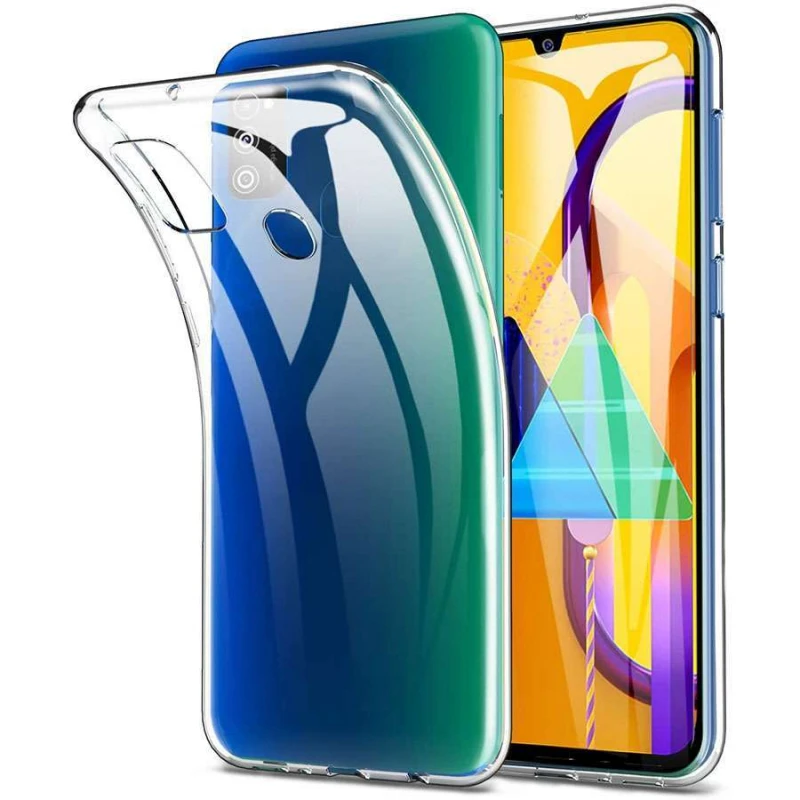 

Ультратонкий силиконовый чехол 2 мм для Samsung Galaxy M31 (Бесцветный (прозрачный)), Безбарвний (прозорий)