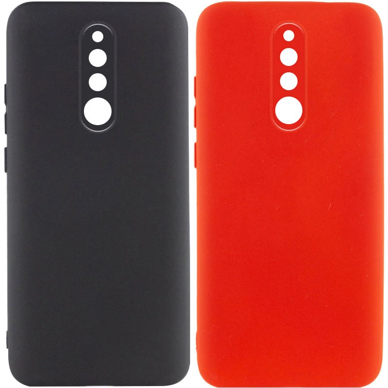 Кольоровий силіконовий чохол GETMAN із закритою камерою для Xiaomi Redmi 8 фото 1 з 2