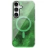 Силіконовий чохол Shiny Mountain (MagFit) для Samsung Galaxy S25 FE – Green. Фото 1 з 1