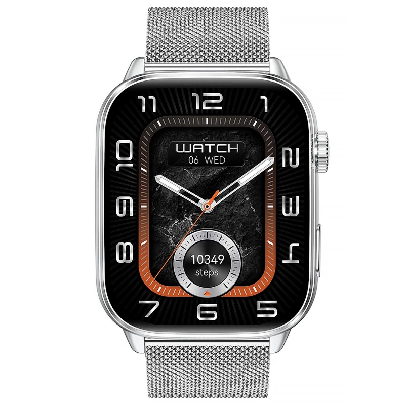 Смарт-годинник WiWU SW08 Smart sports watch (call version) – silver. Фото 2 з 6