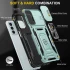 Ударопрочный чехол Square Ring c шторкой на камеру для Samsung Galaxy M23 5G – Зеленый / Light Green. Фото 7 из 7