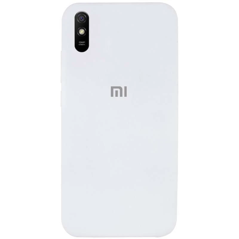 

Чехол Silicone Case с закрытым низом для Xiaomi Redmi 9A (Белый / White), Білий / white