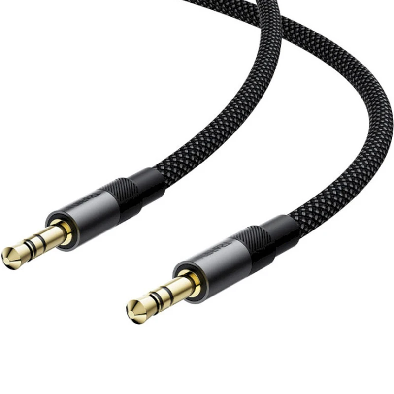 Аудіо кабель Aux Acefast J10 (1m) – Black. Фото 3 з 4