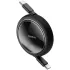 Дата кабель Baseus Free2Draw Mini Retractable Type-C to Type-C 100W (1m) (P10364500) – Cluster Black. Фото 2 з 4