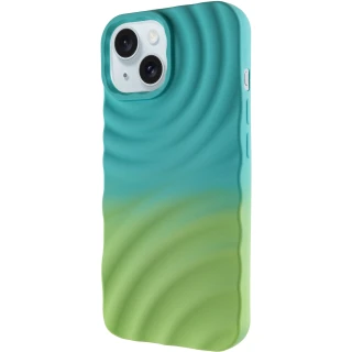 Чехол TPU ColorWave для Apple iPhone 14 — Marine Green / Mint