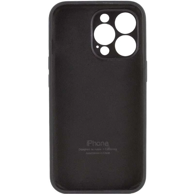 Чохол Silicone Case з захистом камери на Apple iPhone 14 Pro Max (6.7") – Чорний / Black. Фото 2 з 3