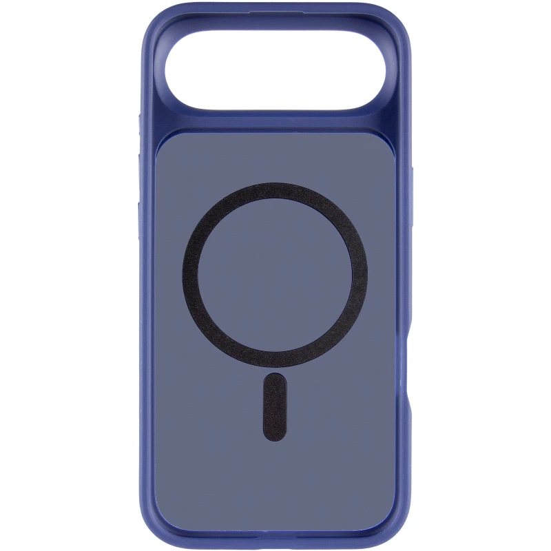 TPU+PC з металевими кнопками та MagSafe на Apple iPhone 17 Air (6.5") – Синій / Navy Blue. Фото 4 з 6