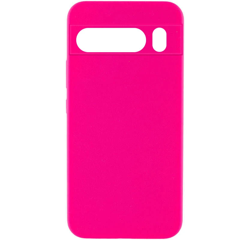 Чохол Silicone Case Lakshmi Premium із закритою камерою для Google Pixel 9 Pro XL – Рожевий / Barbie pink. Фото 1 з 3