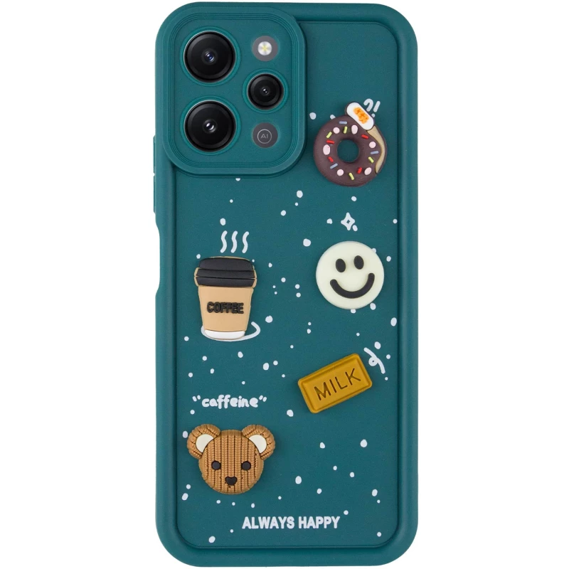 Чехол TPU Toys Case для Xiaomi Redmi 12 – Pine Green / Always Happy. Фото 4 из 15