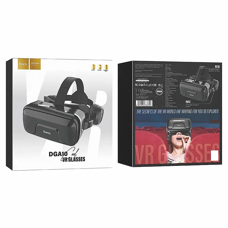 Окуляри виртуальной реальности Hoco DGA10 Cool – Black. Фото 6 з 6