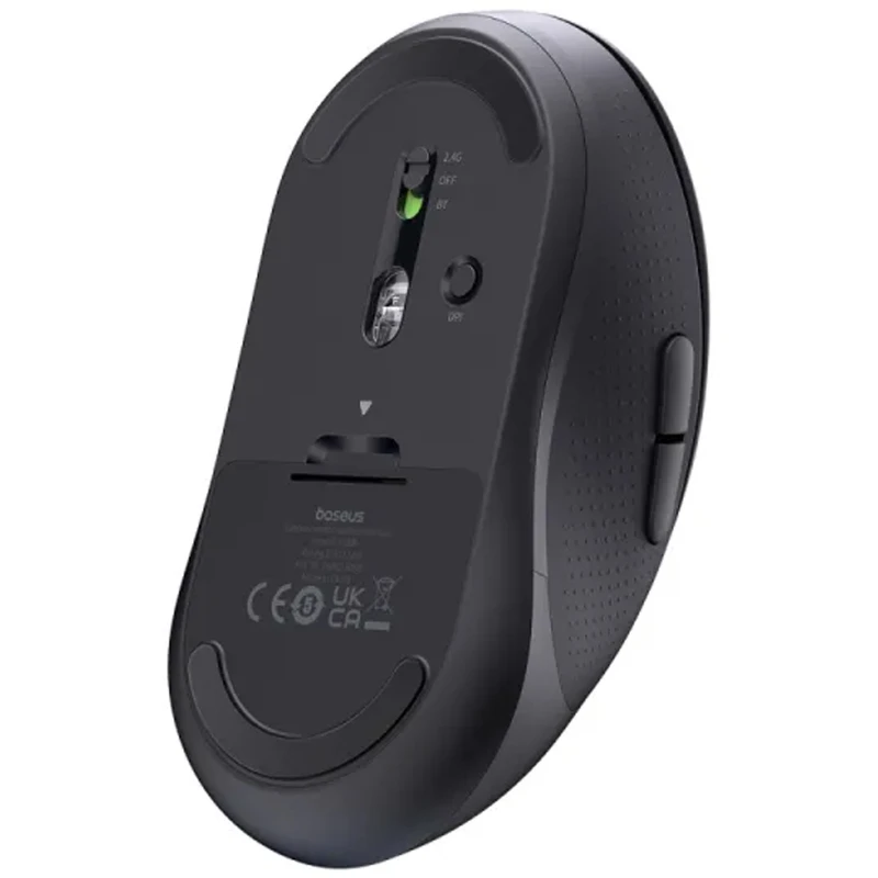 Мышь беспроводная Baseus F02 Ergonomic Bluetooth (B010555) – Cluster Black. Фото 5 из 6