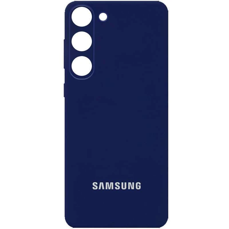 

Чохол Silicone Case з закритим низом та захистом камери на Samsung Galaxy S23+ (Темно-синій / Midnight blue)