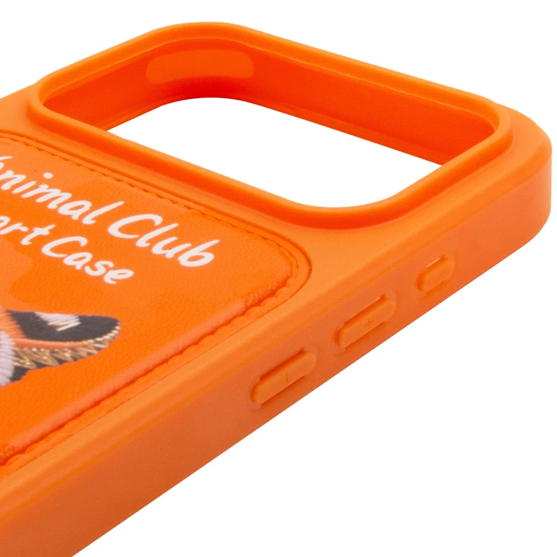 TPU+PC чохол Animal Club для Apple iPhone 17 Pro (6.3") – Hermes Orange. Фото 5 з 7