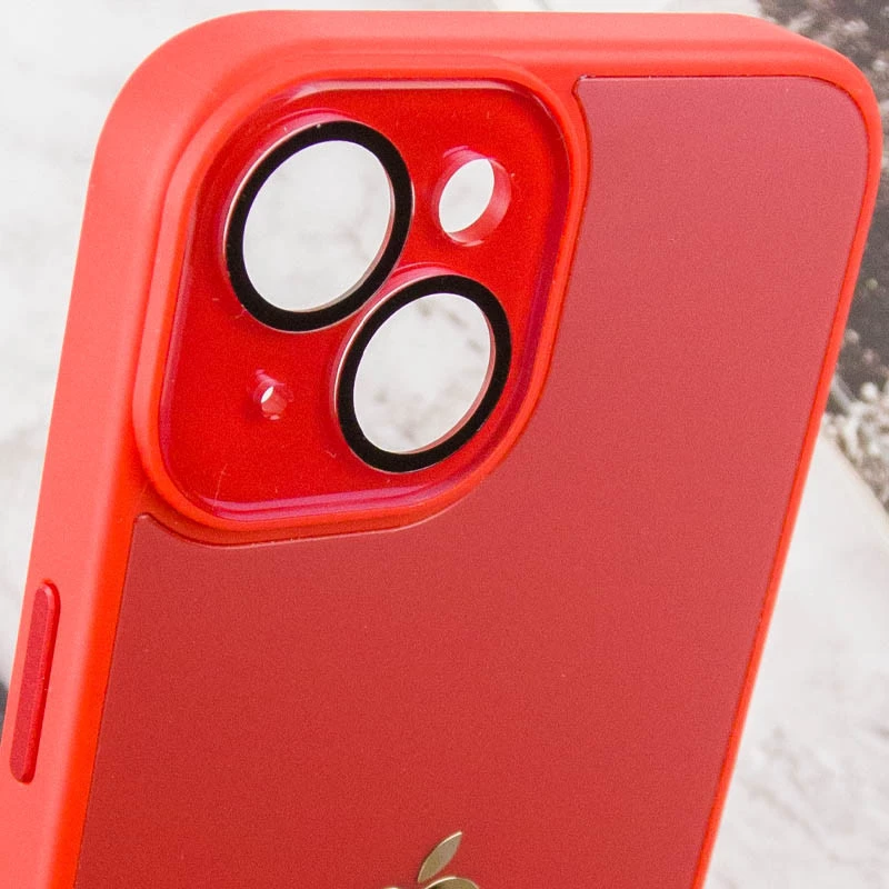 Силіконовий сапфіровий чохол з захистом камери на Apple iPhone 14 (6.1") – Червоний / Red. Фото 8 з 8