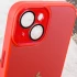 Силіконовий сапфіровий чохол з захистом камери на Apple iPhone 14 (6.1") – Червоний / Red. Фото 8 з 8