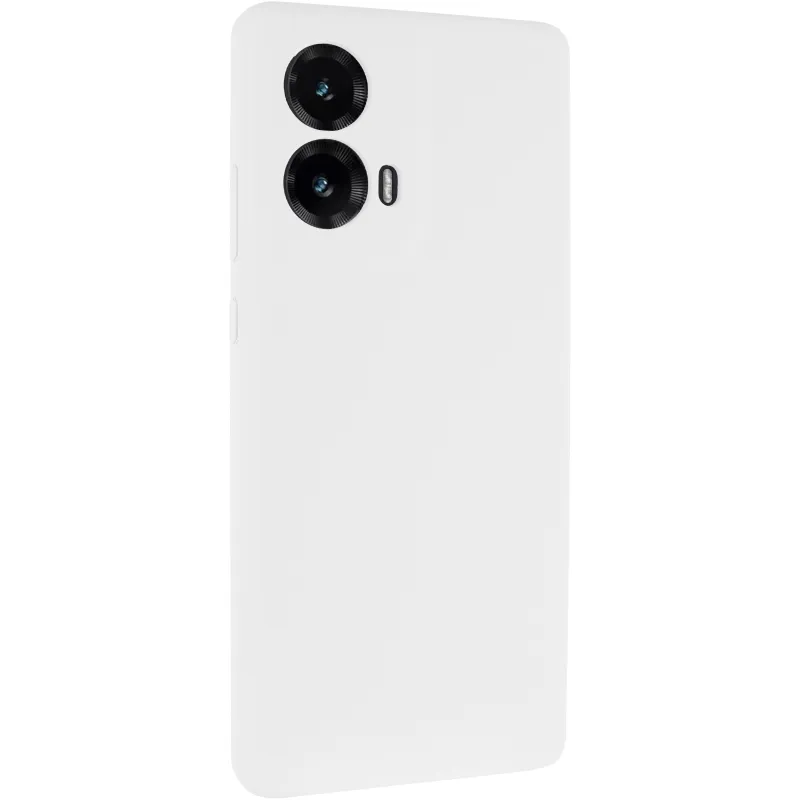 Чохол Silicone Case Lakshmi Premium із закритою камерою для Motorola Moto G85 – Білий / White. Фото 2 з 6