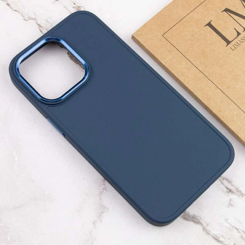 TPU чохол Bonbon з металевими кнопками на Apple iPhone 13 Pro Max (6.7") – Синій / Denim Blue. Фото 8 з 10