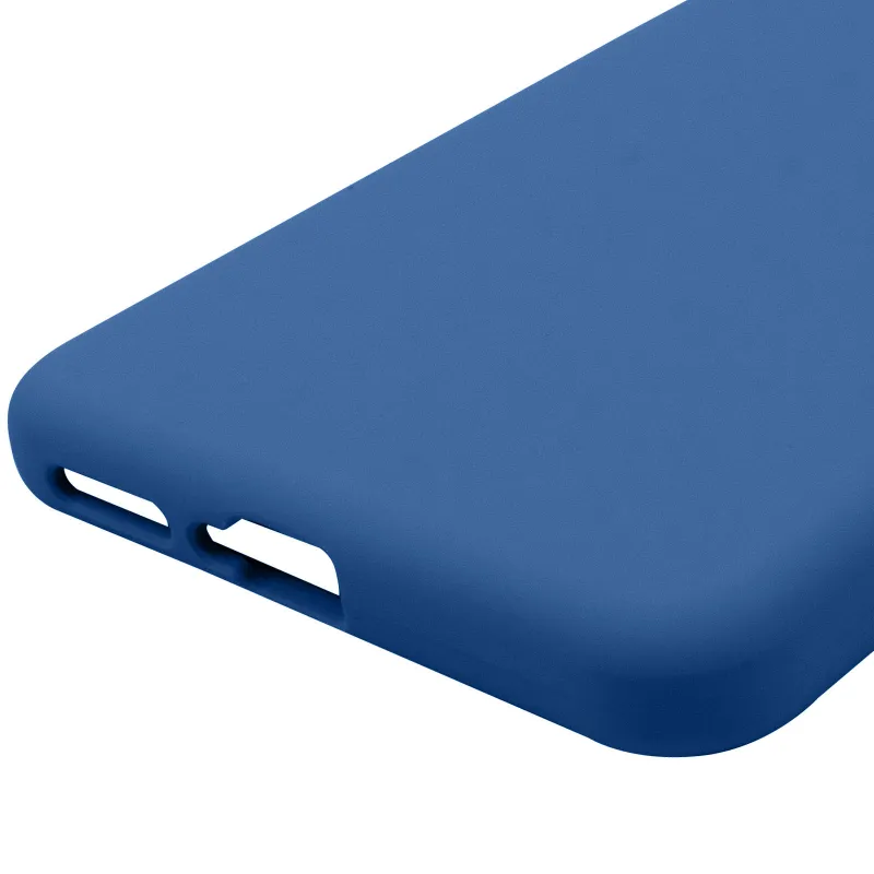 Чехол Silicone Case Lakshmi Premium з закритою камерою на Xiaomi Redmi Note 14 Pro+ 5G – Синий / Denim Blue. Фото 6 из 6