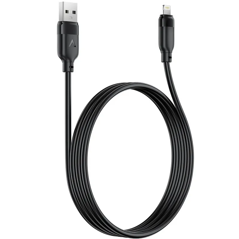 Дата кабель Acefast C16-02 USB to Lightning 2.4A (1.2m) – Black. Фото 5 з 5