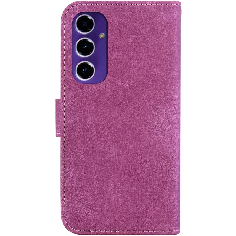 Кожаный чехол-книжка Cute Tiger для Samsung Galaxy A16 4G/5G – Rose Red. Фото 2 из 4