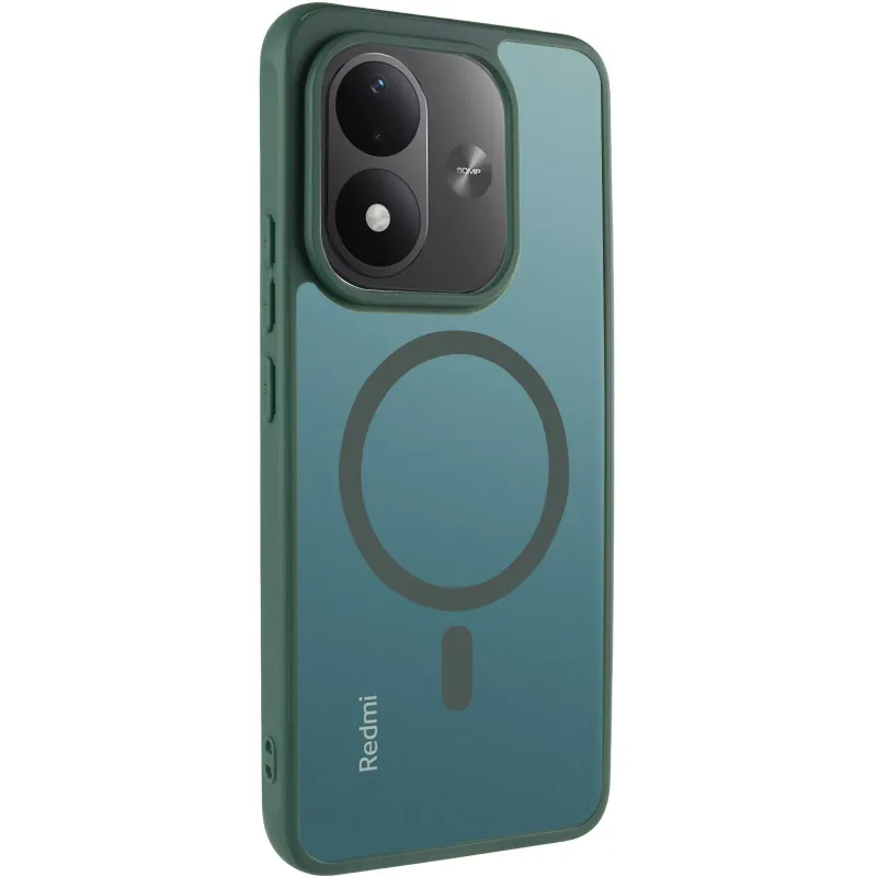 Чохол TPU Bloom with Magnetic Fit для Xiaomi Redmi Note 17 – Green. Фото 1 з 6