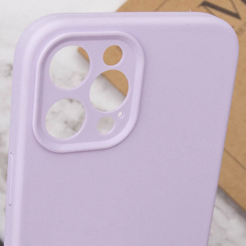 Чохол з захистом камери Silicone Case для Apple iPhone 12 Pro Max (6.7") – Бузковий / Lilac. Фото 6 з 6