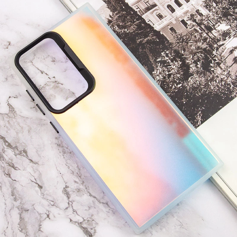 Светящийся чехол в темноте на Samsung Galaxy S22 Ultra – Pink / Purple. Фото 3 из 6