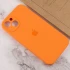 Чехол Silicone Case с защитой камеры для Apple iPhone 14 Plus (6.7") – Оранжевый / Kumquat. Фото 4 из 4