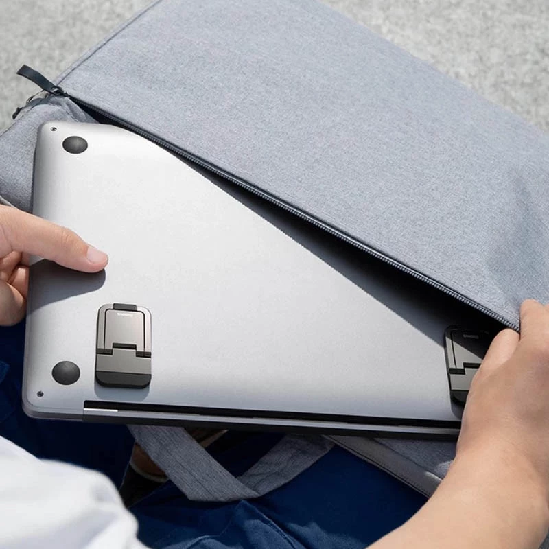Підставка для ноутбуку Baseus Slim Laptop Kickstand (2шт) (LUZC00001) – Gray. Фото 5 з 8
