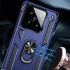 Протиударний чохол Serge Ring з кільцем на Xiaomi 14T – Темно-синій. Фото 3 з 3